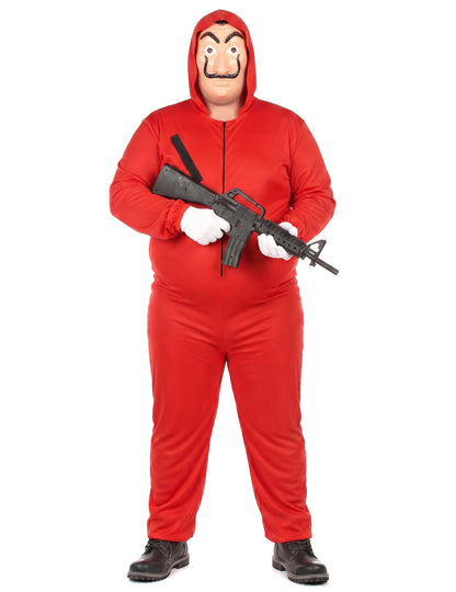 Costum combinat de hoți roșii pentru adulți