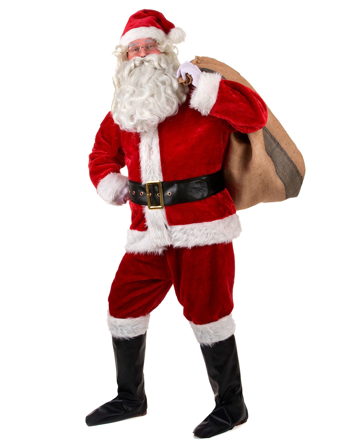 Costum de lux de costume de Moș Crăciun complet