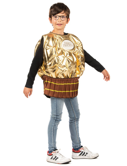 Costum de bomboane aurii pentru copii