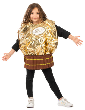 Costum de bomboane aurii pentru copii