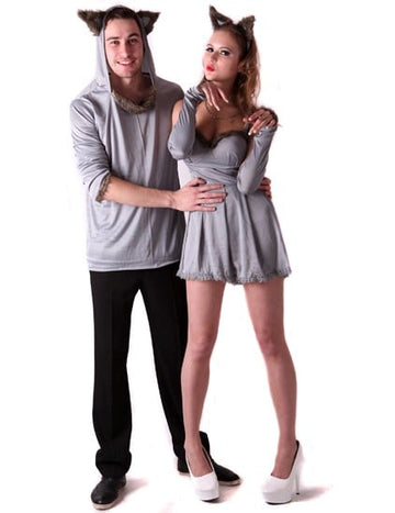 Costum de cuplu pisică 