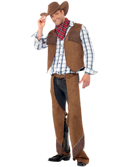 Cowboy deghizează cu marginea bărbaților