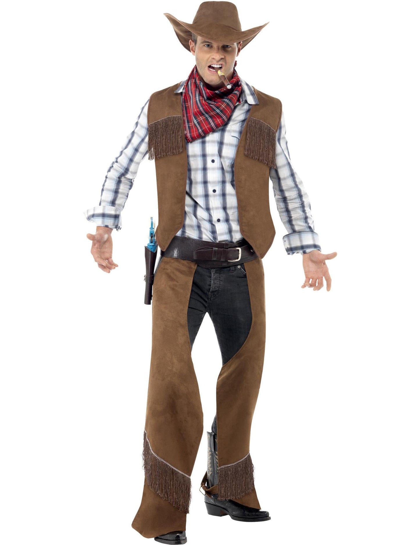 Cowboy deghizează cu marginea bărbaților