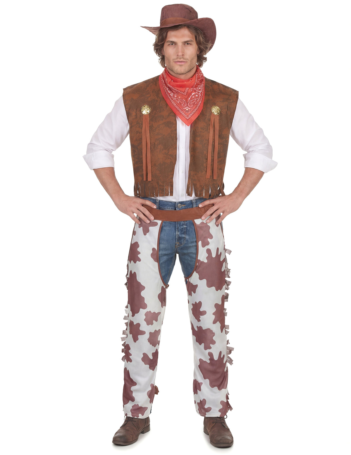 Costum clasic de cowboy pentru bărbați