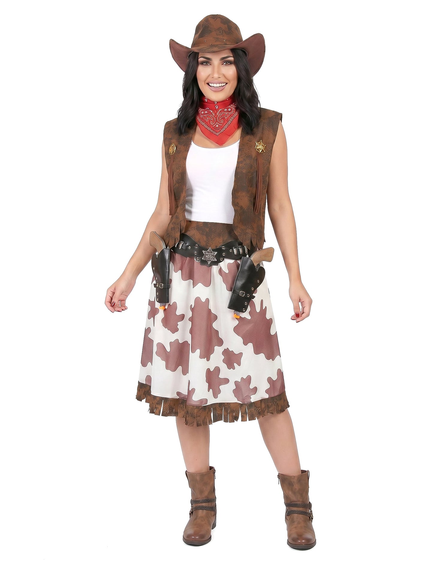 Costum clasic de cowgirl pentru femei