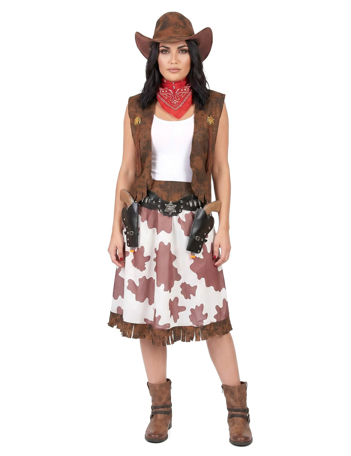 Costum clasic de cowgirl pentru femei