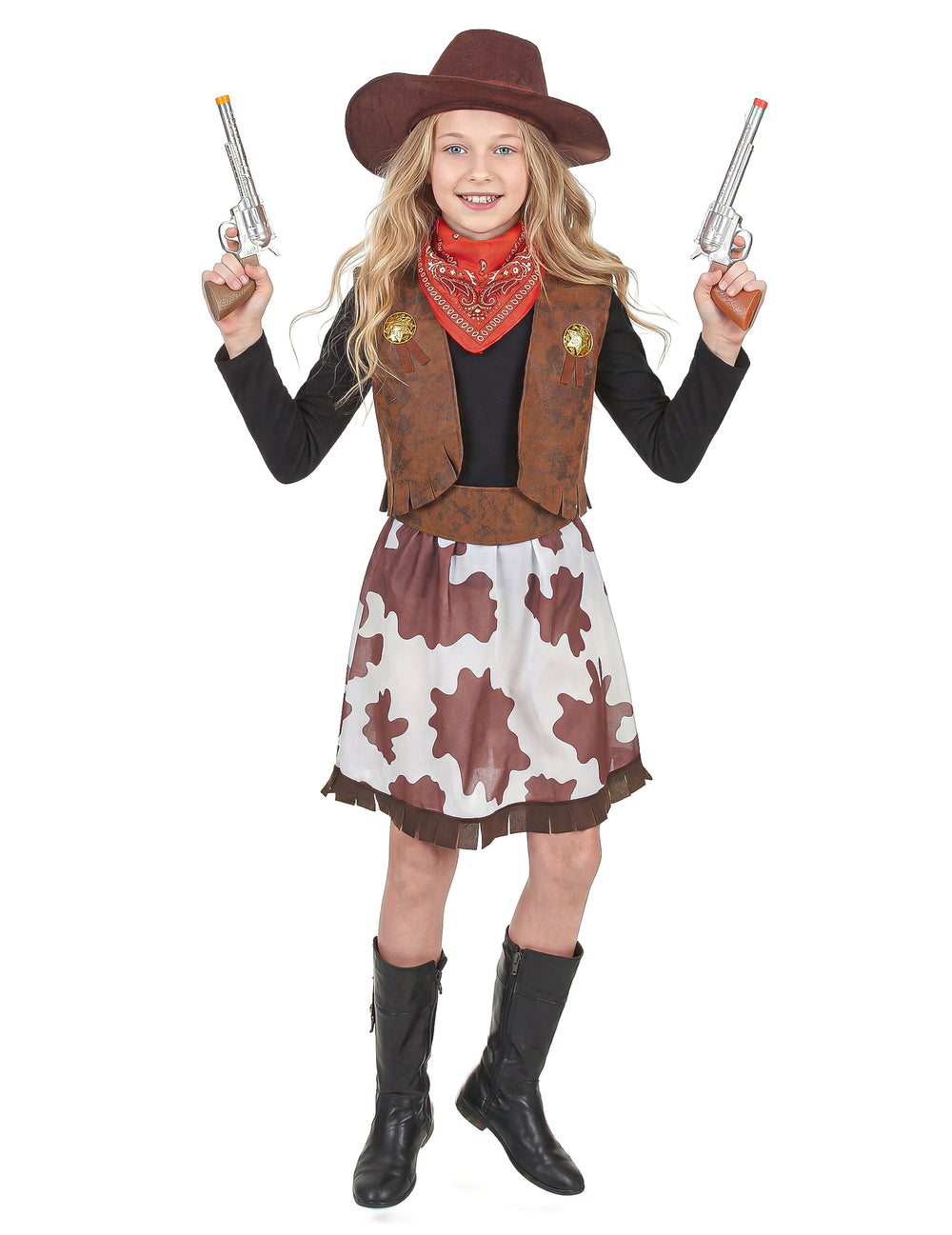 Accessoires pistolets du déguisement cowgirl pour fille