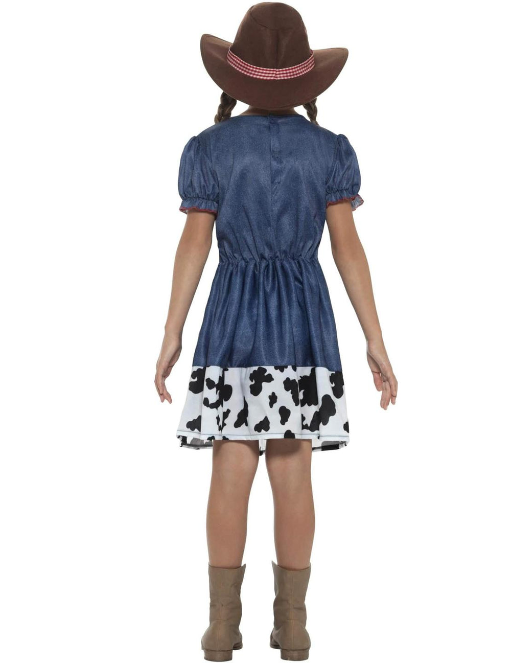 Vedere din spate a costumului de cowgirl texană