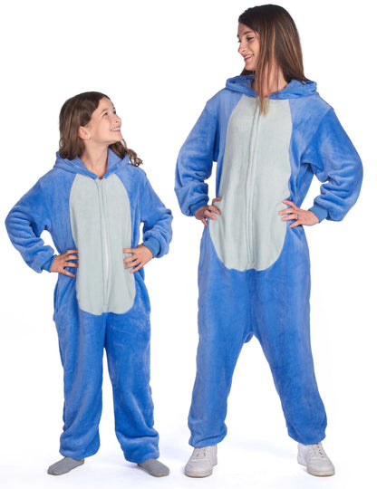 Costum de creatură extraterestră albastru pentru copii