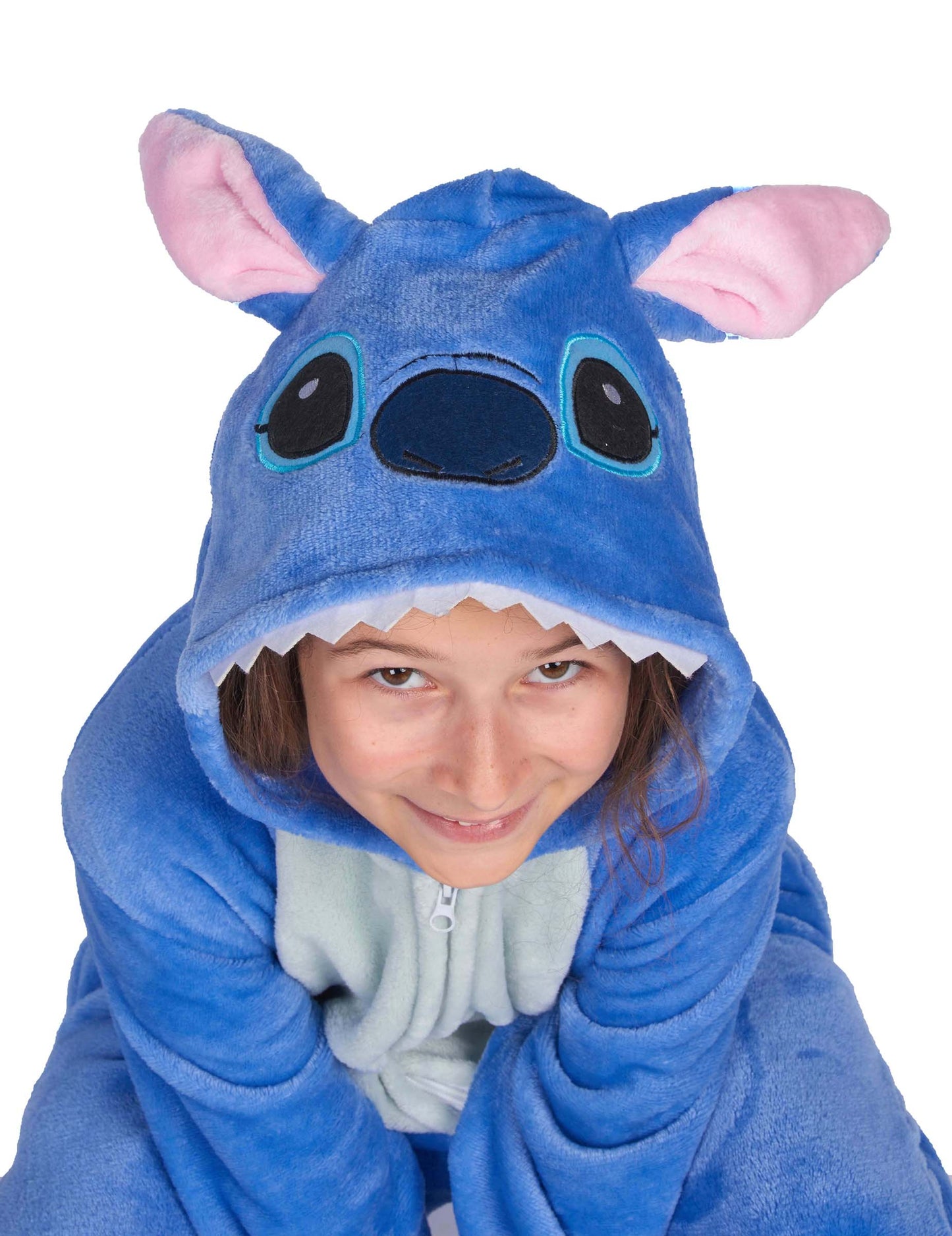Costum de creatură extraterestră albastru pentru copii