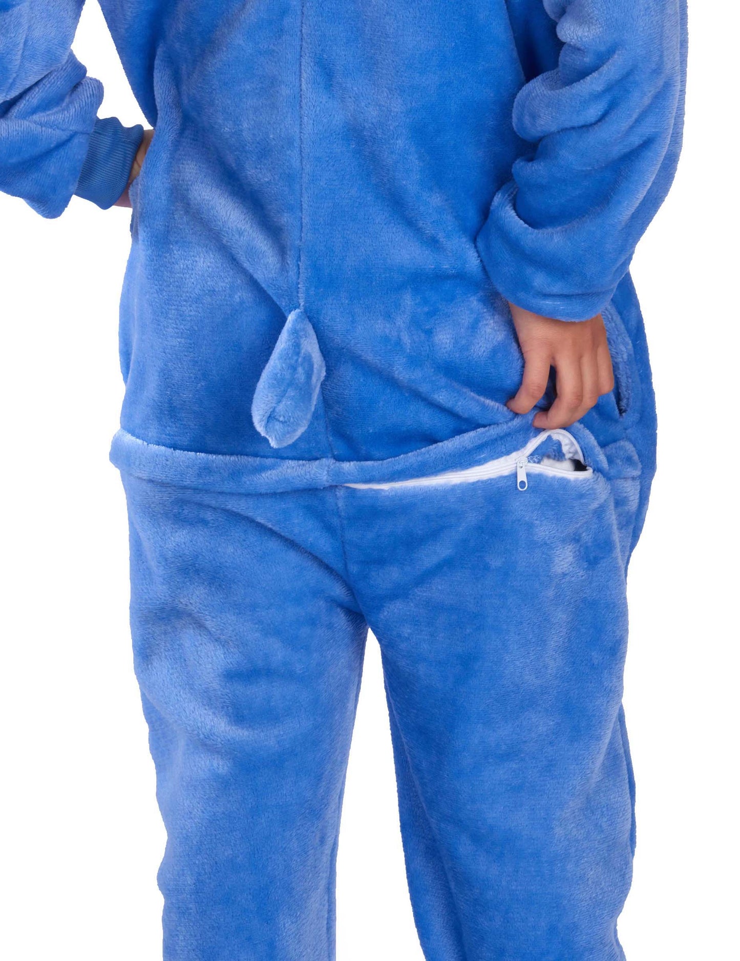 Costum de creatură extraterestră albastru pentru copii
