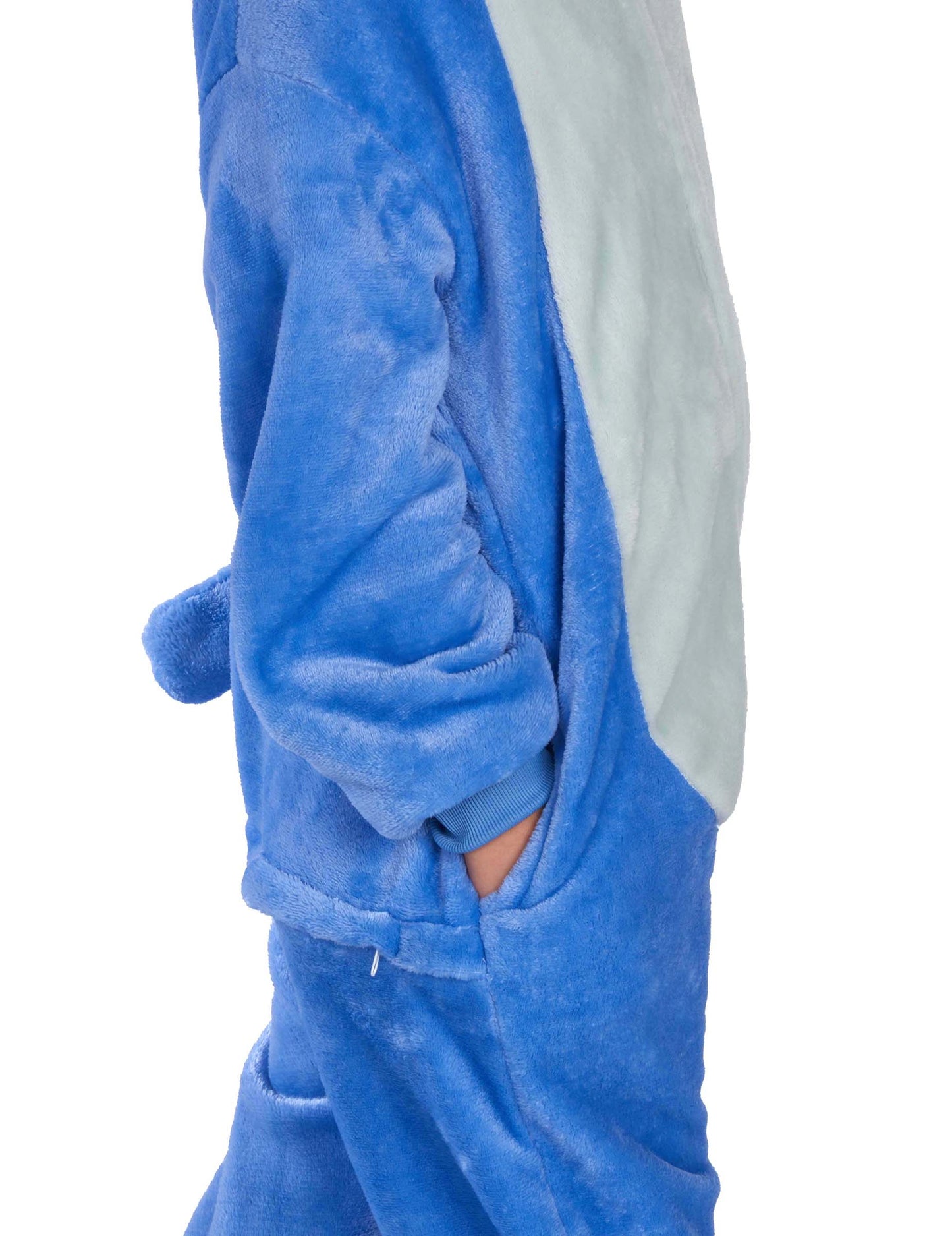 Costum de creatură extraterestră albastru pentru copii