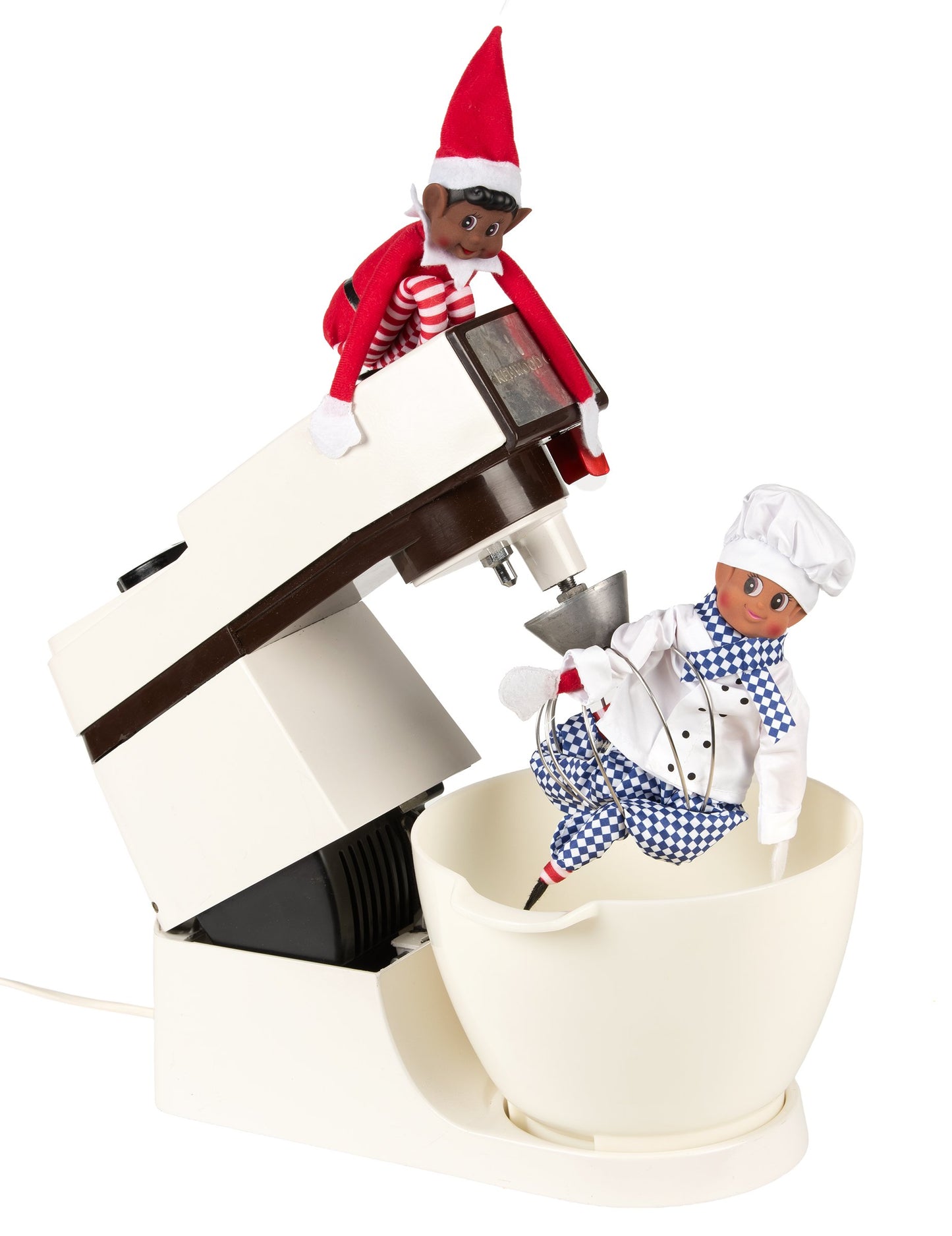 Costum de bucătar din 4 piese pentru păpușă elf năzdrăvană