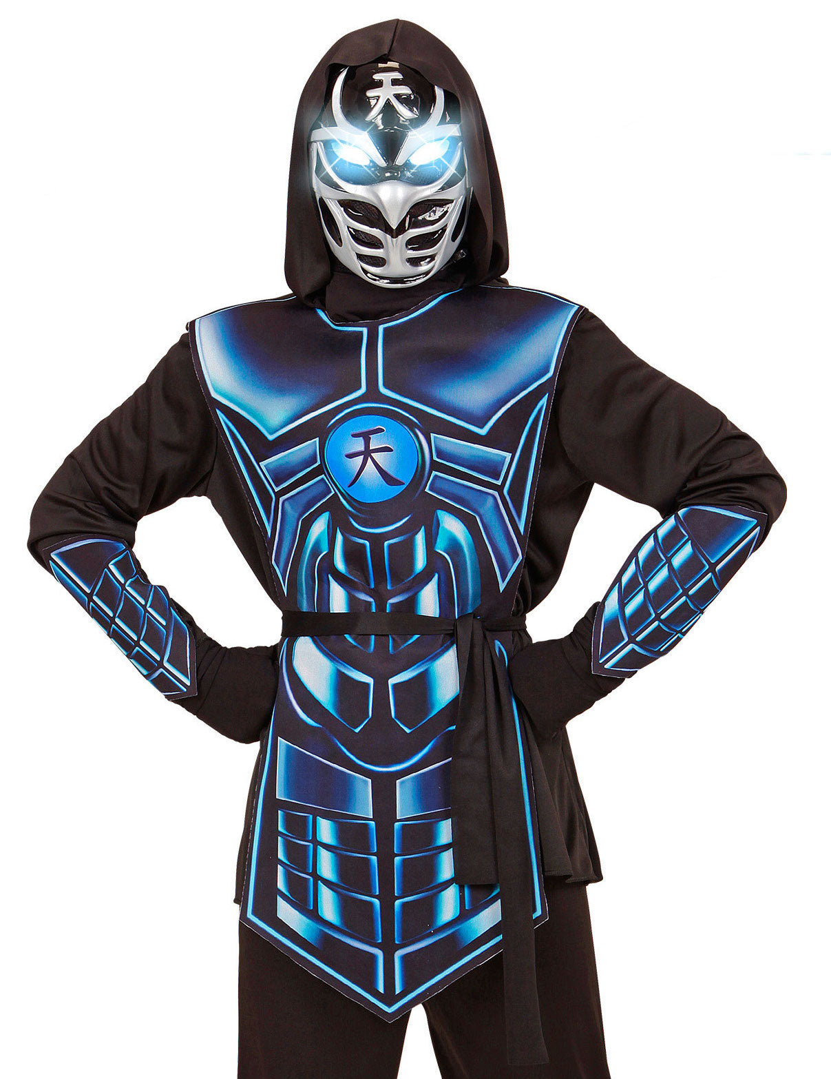 Copil de costum luminos și sunet cyber ninja