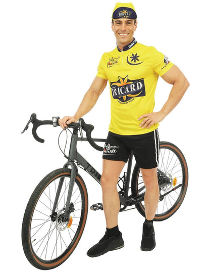 Costum de ciclism galben pentru bărbați