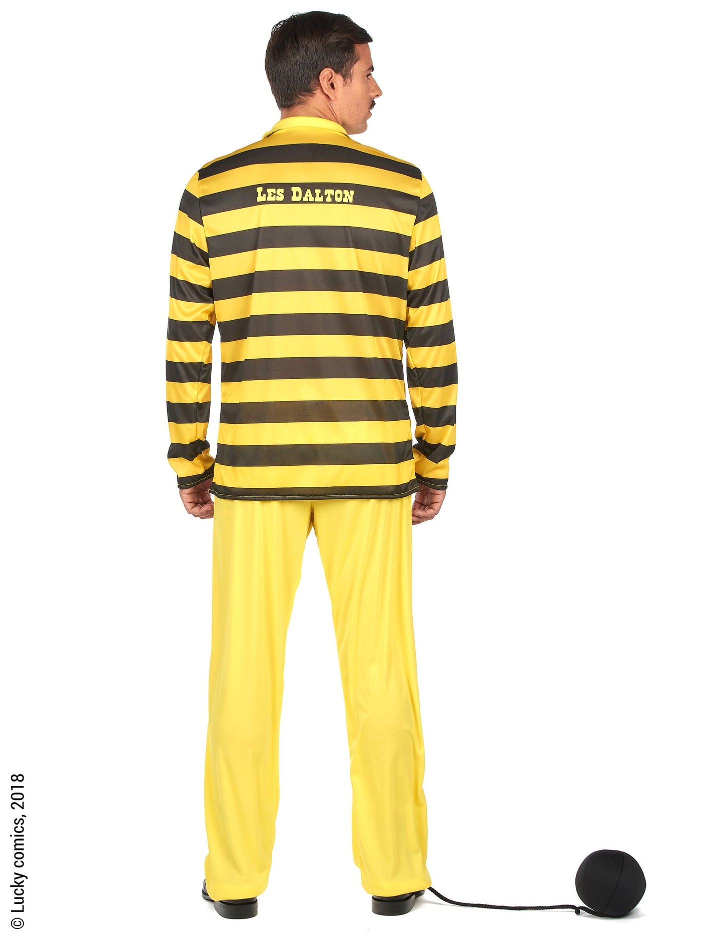 Vue de dos du déguisement Dalton Lucky Luke pour homme