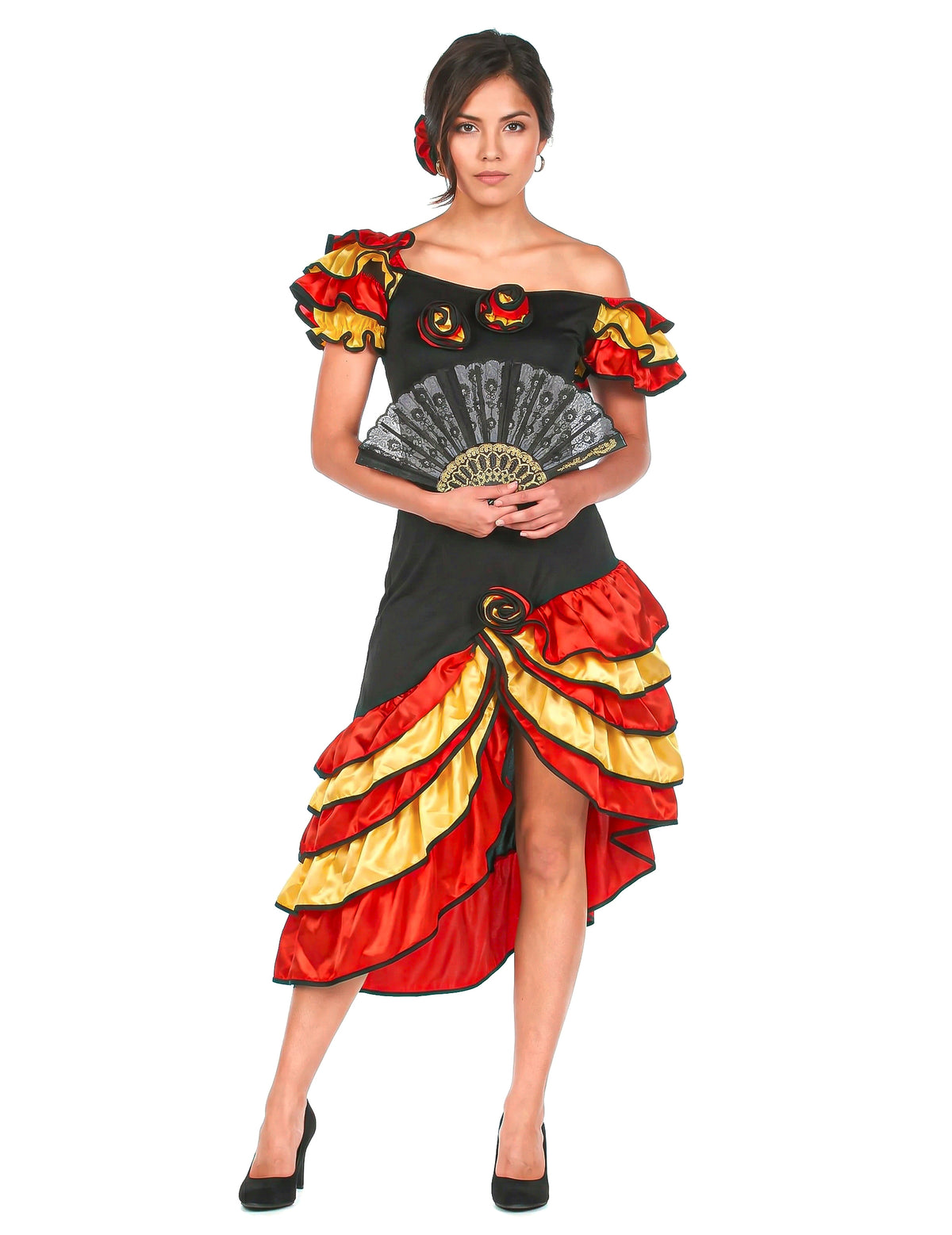 Costum de dansatoare de femeie flamenco