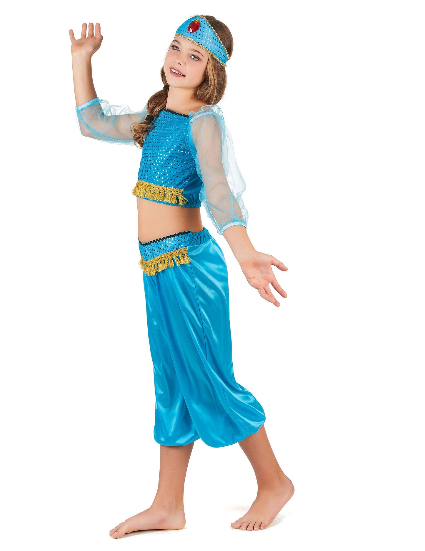 Blue Oriental Dancer Dancer Dancer Girl