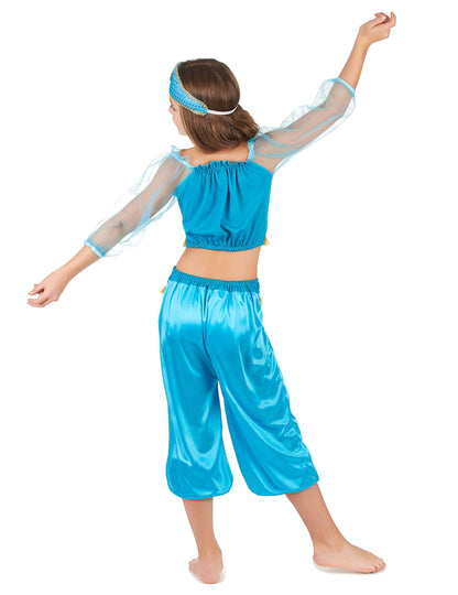 Blue Oriental Dancer Dancer Dancer Girl