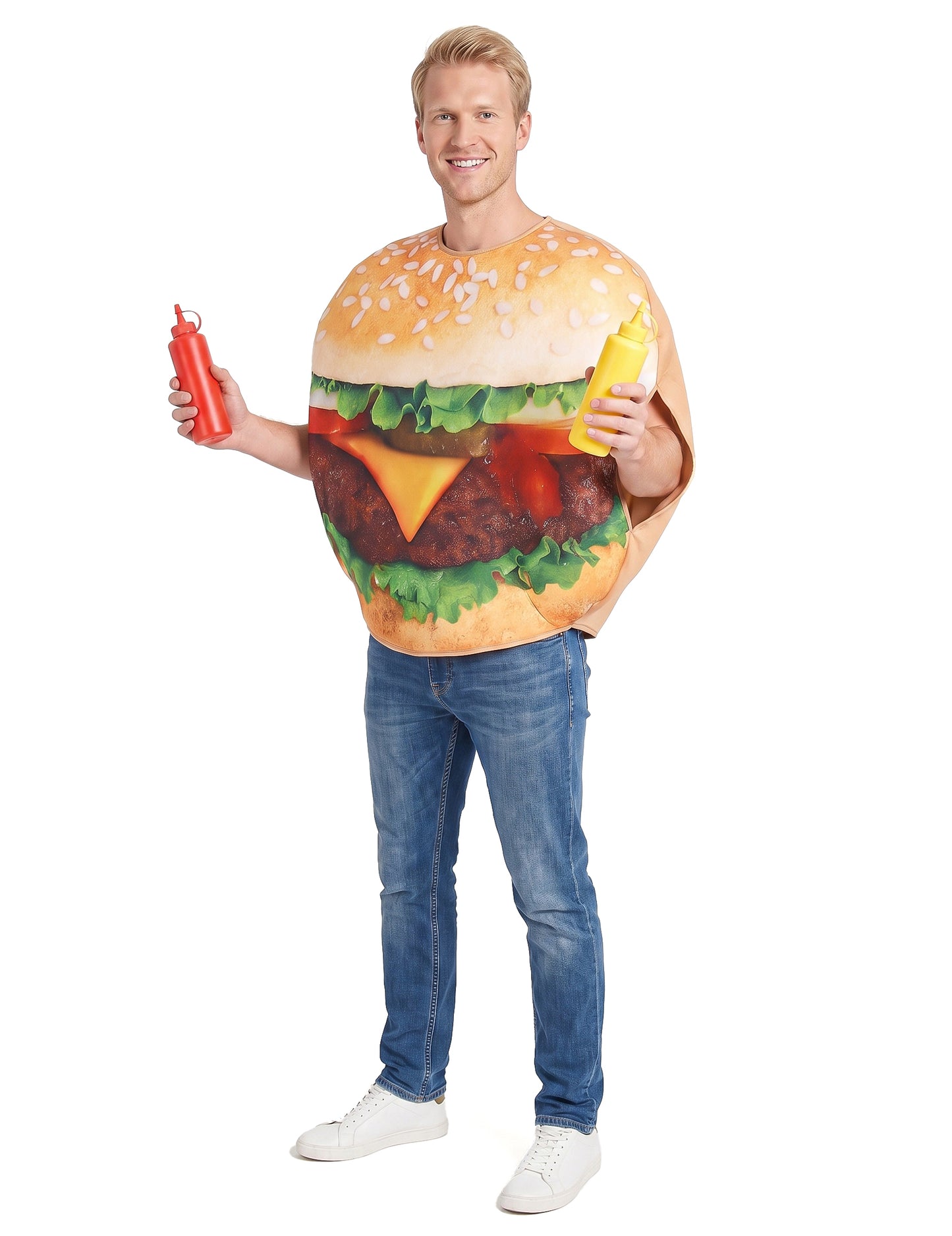 Costum pentru burger pentru adulți