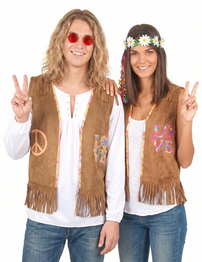 Déguisement de couple gilet hippie