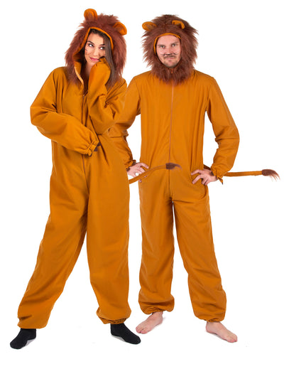 Costum de cuplu leu pentru adulți