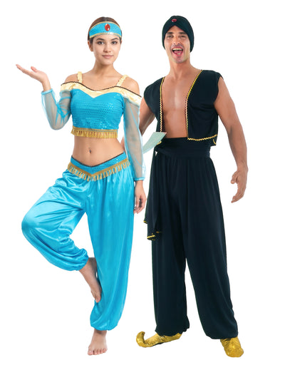 Costum de cuplu oriental pentru adulți