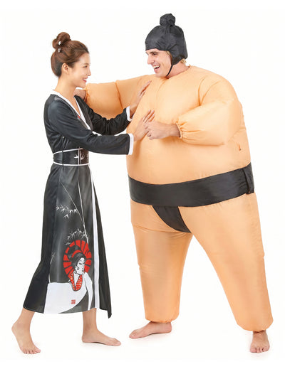 Déguisement de couple Sumo et Geisha