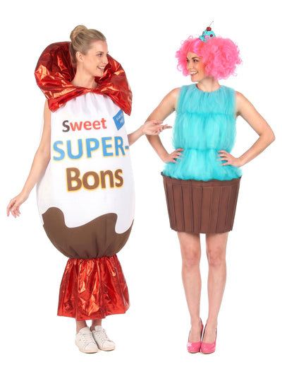 Déguisement de couple superbon et cupcake adultes