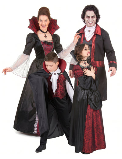 Costum de familie vampiri baroci de Halloween