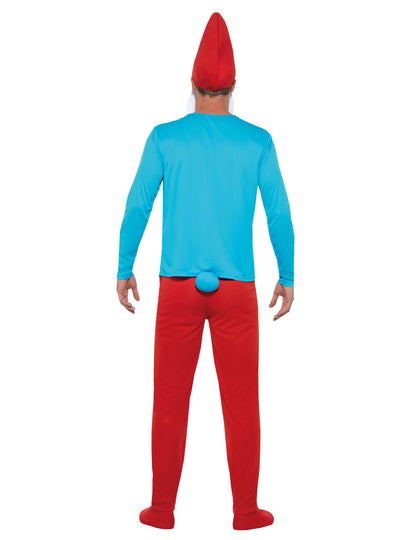 Costum Papa Strumf marime mare adult