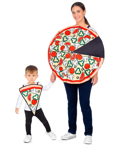 Déguisement de Pizza parent-enfant