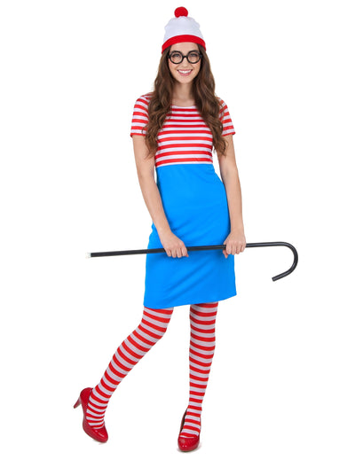 Costum de drumeție cu dungi pentru femei