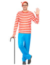 Costum de drumeție cu dungi pentru bărbați
