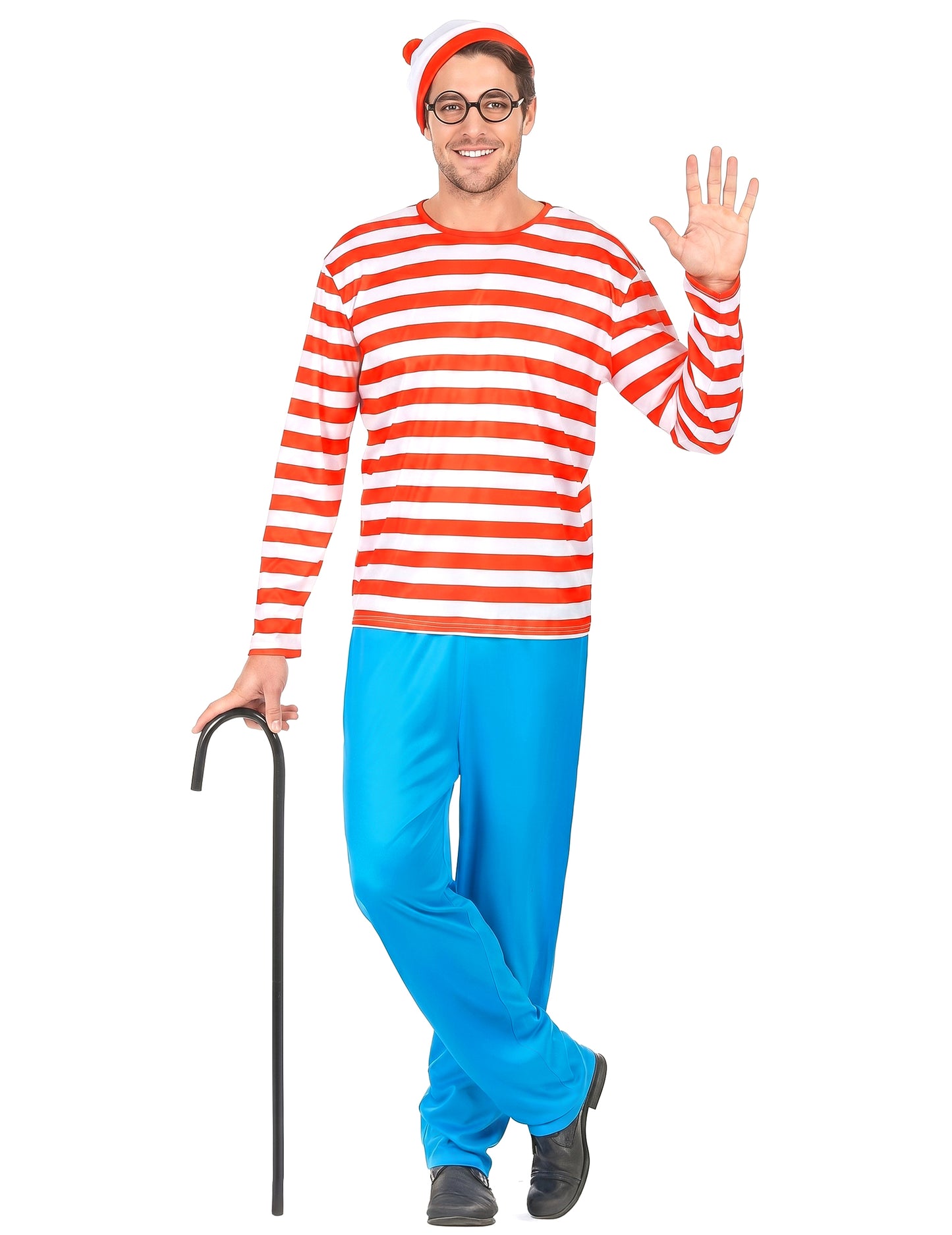 Costum de drumeție cu dungi pentru bărbați