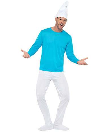 Costum ștrumf mărime mare adult