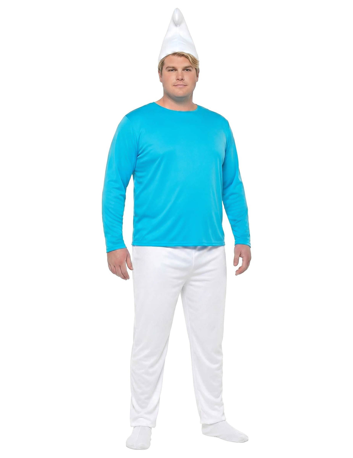 Costum de Schtroumpf™ mărime mare pentru adulți 