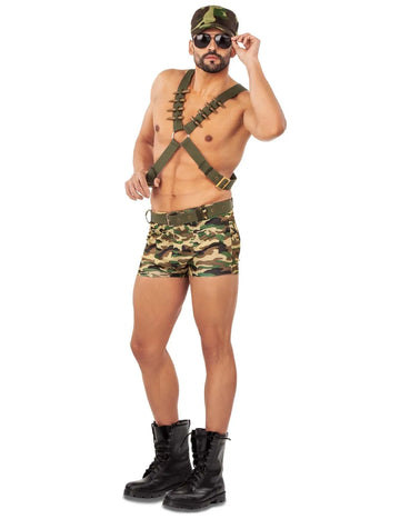 Costum sexy soldat pentru bărbați