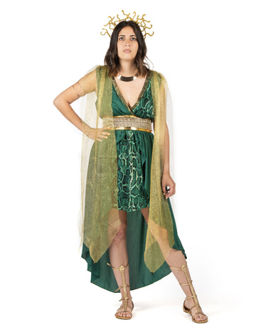 Costum de zeiță Medusa pentru femei