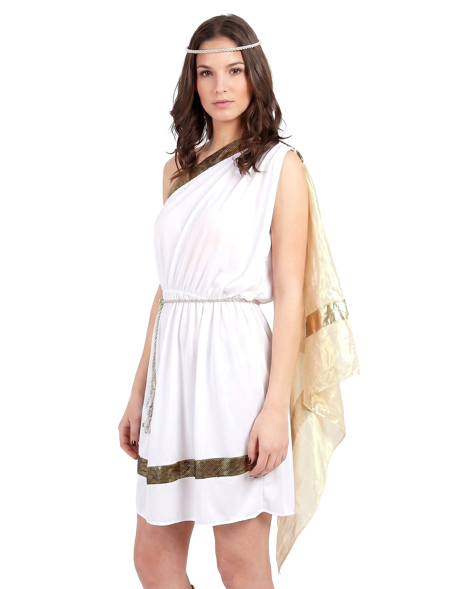 Costum de zeițe romane cu femeie Cape