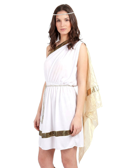 Costum de zeițe romane cu femeie Cape