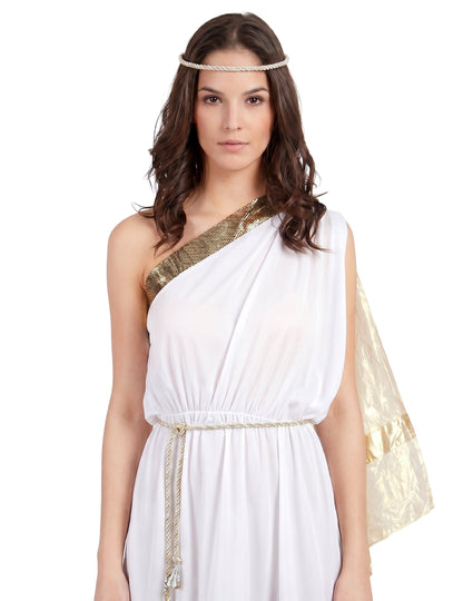 Costum de zeițe romane cu femeie Cape