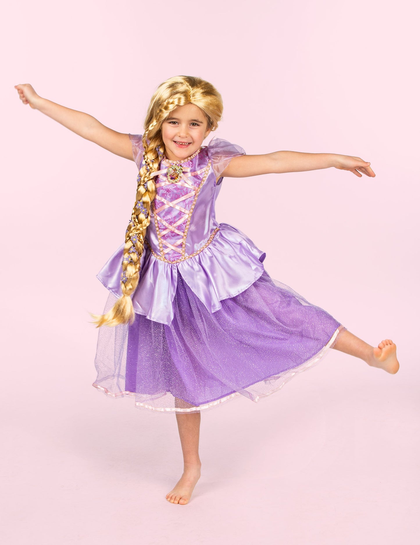 Costum de fată de lux Rapunzel