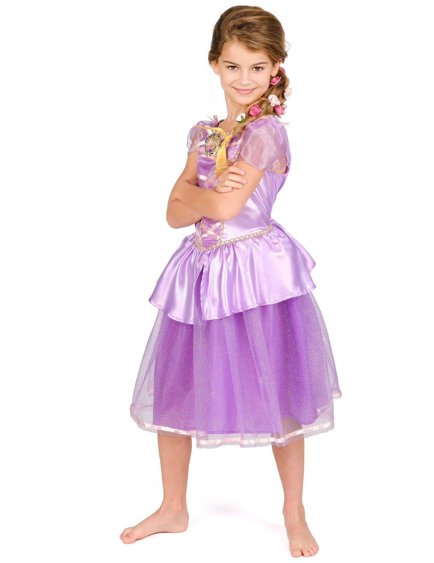 Costum de fată de lux Rapunzel