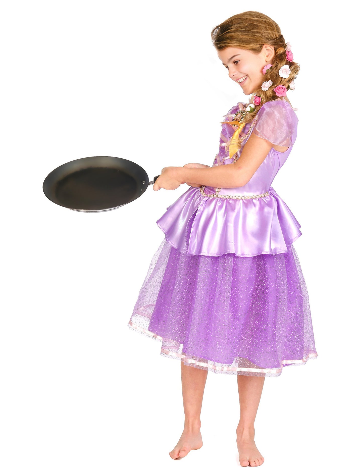 Costum de fată de lux Rapunzel