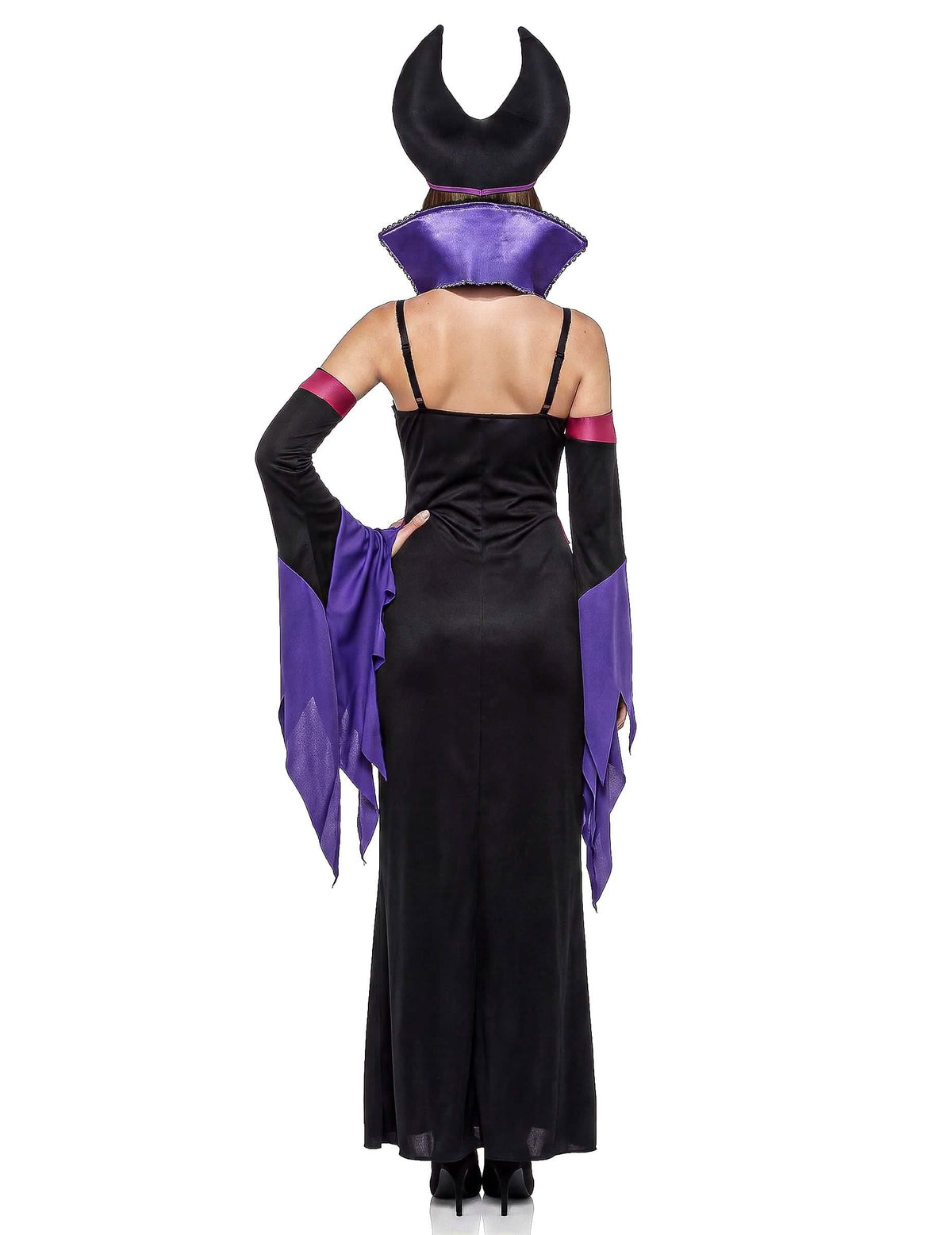 Déguisement démoniaque violet femme
