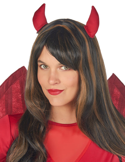 Halloween Red Devil și Costum negru