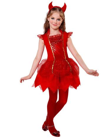 Costum Red Devil Girl