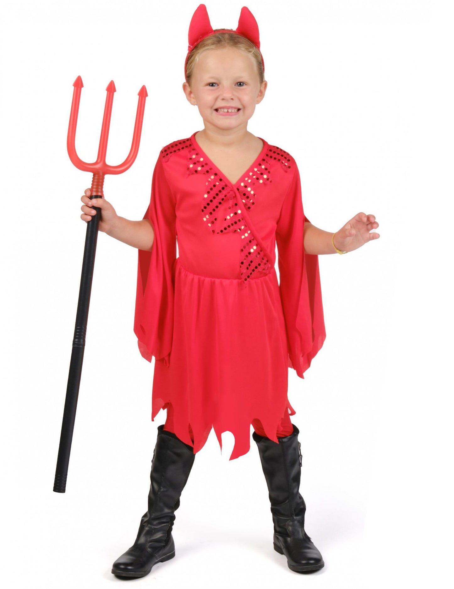 Costum Red Devil Girl
