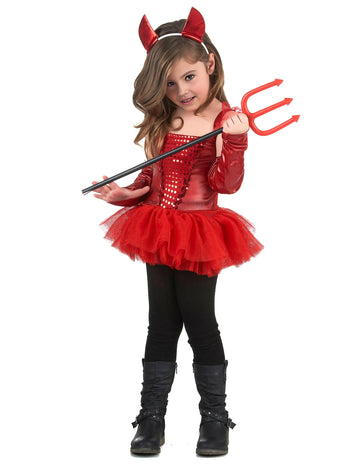Costum de fată diavol Diavol Tutu